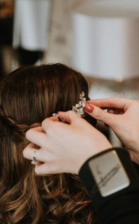 bridal hair