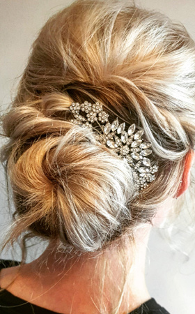 bridal hair up