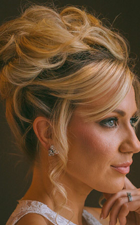 bridal hair up