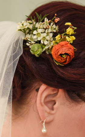 bridal hair up